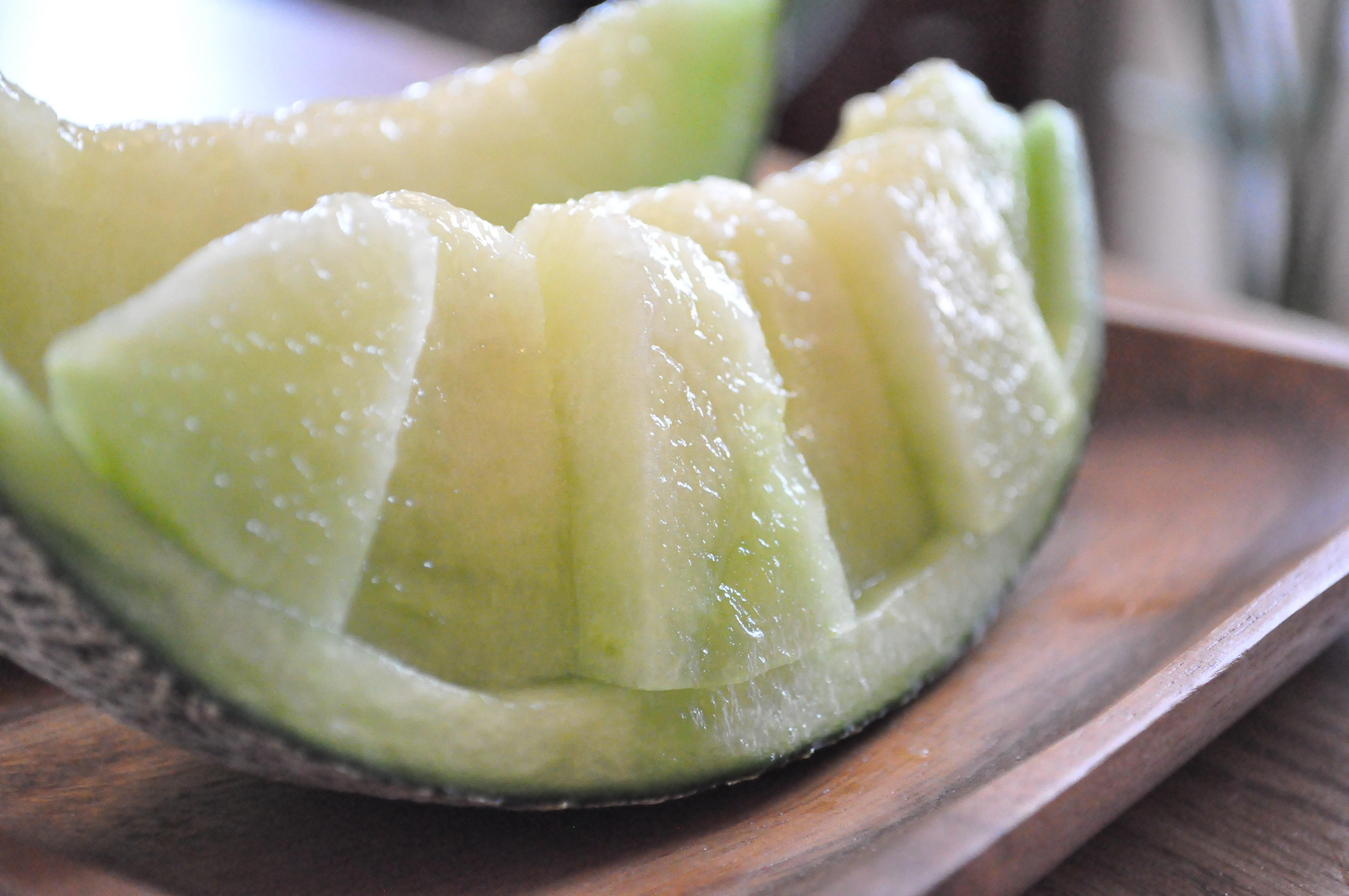 肥後グリーン メロンの断面